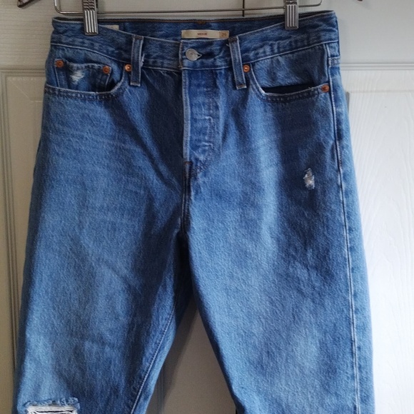 Levi's wedgie like New button fly raw hem size 29 jeans - Picture 2 of 12